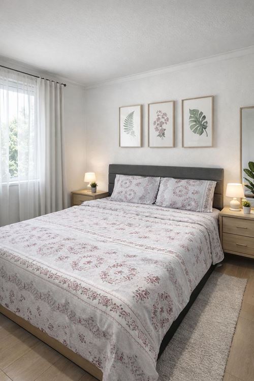 Pamukyolu Pastel Çiçek Nevresim Takımı