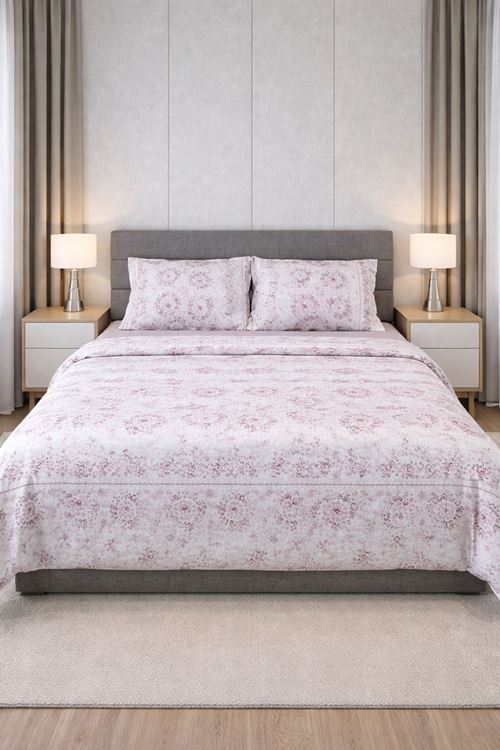 Pamukyolu Pastel Çiçek Nevresim Takımı