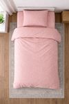 PUDRA PEMBE TEK KİŞİLİK NEVRESİM TAKIMI